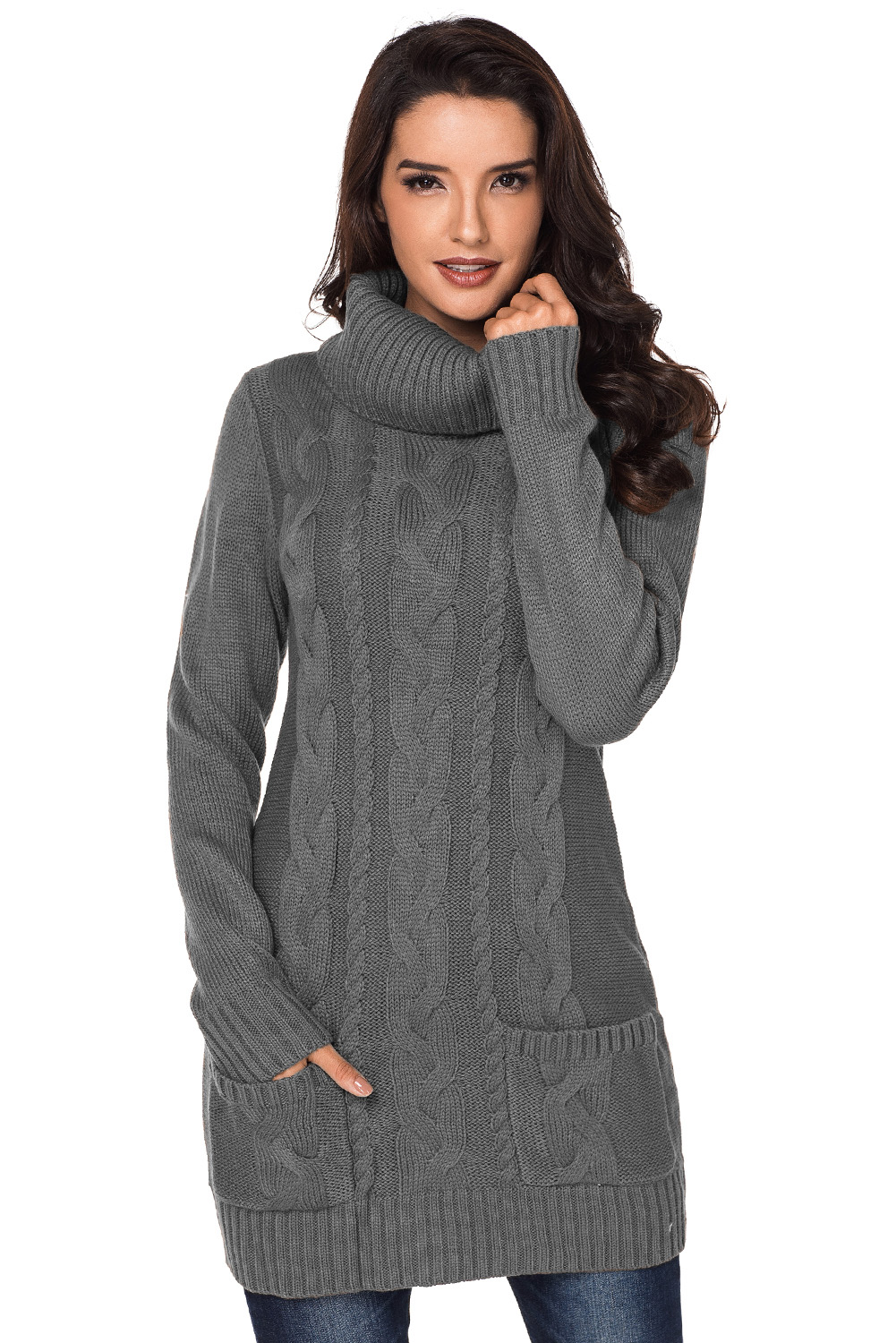 S cable knit sweater dress - Coldwater creek, best online stores ...